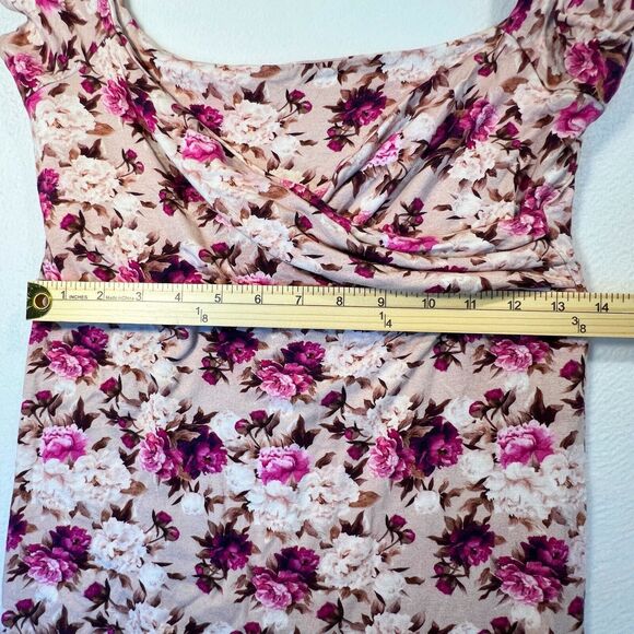 Sew Trendy Maternity Photography Gown Mermaid Zoie Dress Maxi Stretchy Floral - Picture 13 of 15